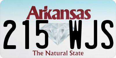 AR license plate 215WJS
