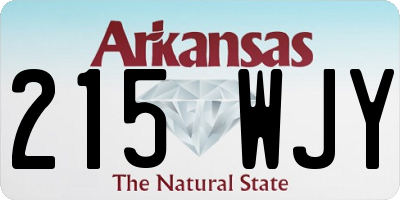 AR license plate 215WJY