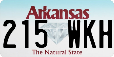 AR license plate 215WKH