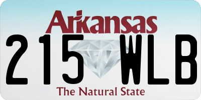 AR license plate 215WLB