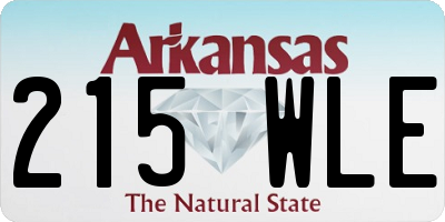 AR license plate 215WLE