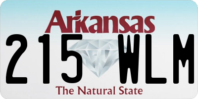 AR license plate 215WLM
