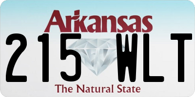 AR license plate 215WLT