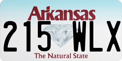 AR license plate 215WLX