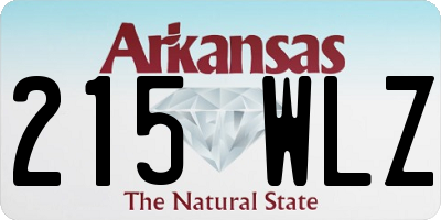 AR license plate 215WLZ