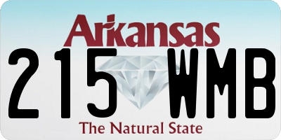 AR license plate 215WMB