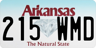 AR license plate 215WMD