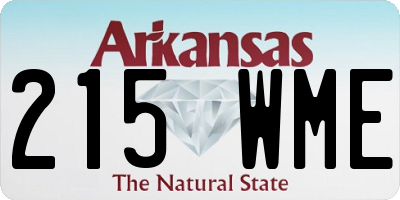AR license plate 215WME