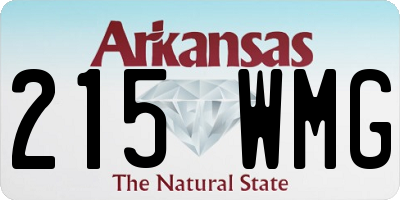 AR license plate 215WMG