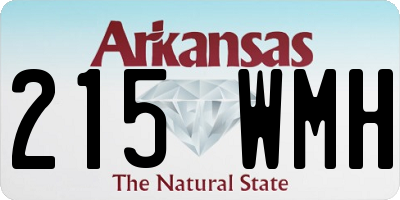 AR license plate 215WMH