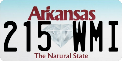 AR license plate 215WMI