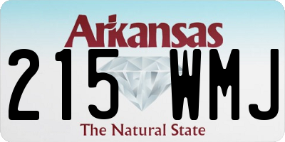 AR license plate 215WMJ