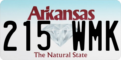 AR license plate 215WMK