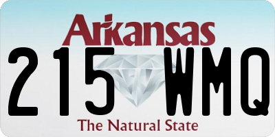 AR license plate 215WMQ