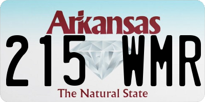 AR license plate 215WMR