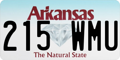 AR license plate 215WMU