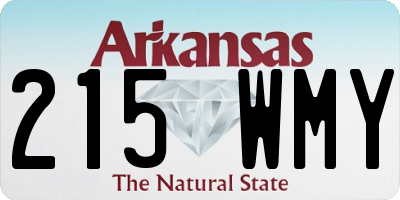 AR license plate 215WMY