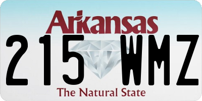 AR license plate 215WMZ