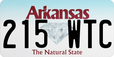 AR license plate 215WTC