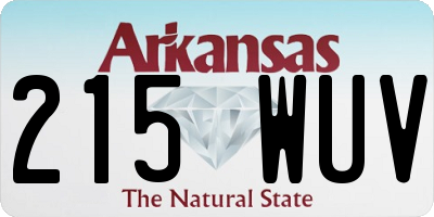 AR license plate 215WUV