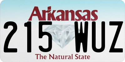 AR license plate 215WUZ