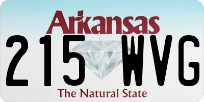 AR license plate 215WVG