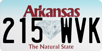 AR license plate 215WVK
