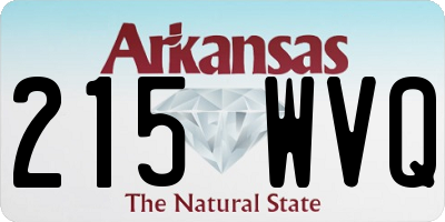AR license plate 215WVQ