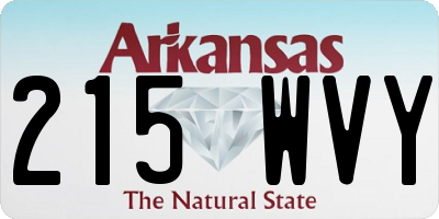 AR license plate 215WVY