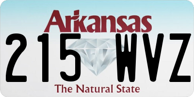 AR license plate 215WVZ