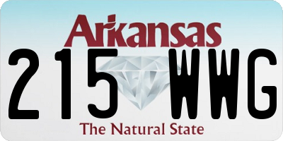 AR license plate 215WWG