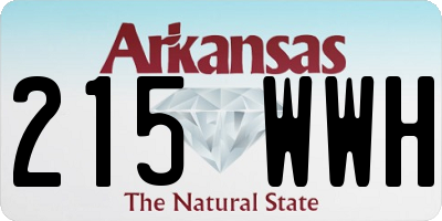 AR license plate 215WWH