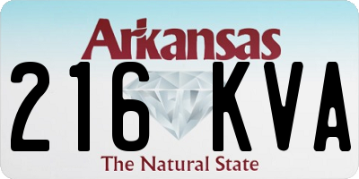 AR license plate 216KVA