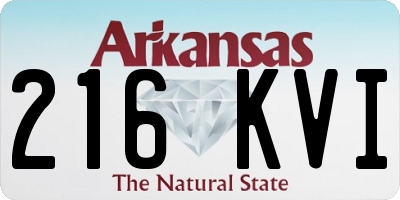 AR license plate 216KVI