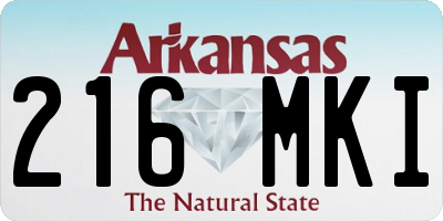 AR license plate 216MKI