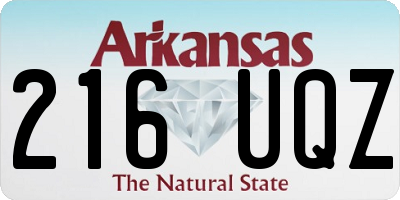 AR license plate 216UQZ