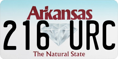AR license plate 216URC