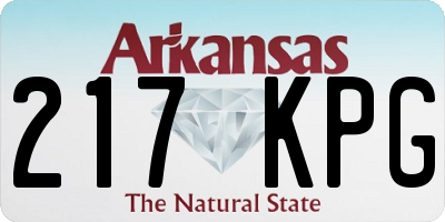 AR license plate 217KPG