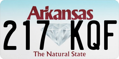 AR license plate 217KQF
