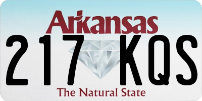 AR license plate 217KQS