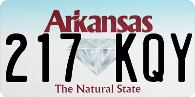 AR license plate 217KQY