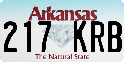AR license plate 217KRB
