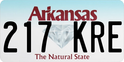 AR license plate 217KRE