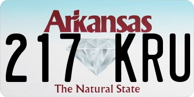 AR license plate 217KRU