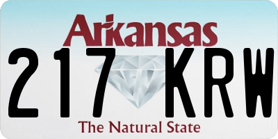 AR license plate 217KRW