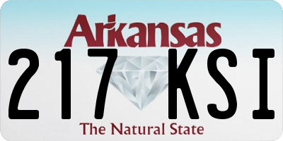 AR license plate 217KSI