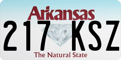 AR license plate 217KSZ