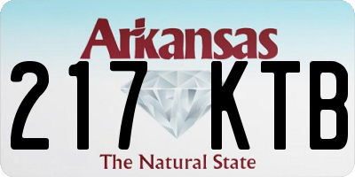 AR license plate 217KTB