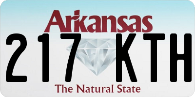 AR license plate 217KTH