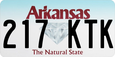 AR license plate 217KTK